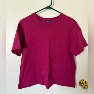 Old Navy Deep Mulberry Vintage Tee